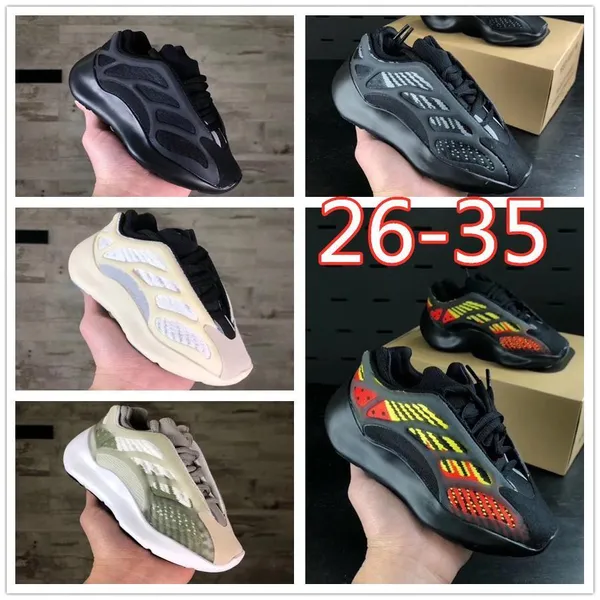 

новый kanye west 700 V3 kids 700 blush desert rat V3 super running shoes utility black sneaker спортивная обувь yeezy yeezys 8890#