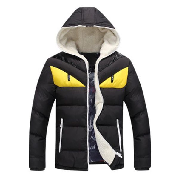 

brand mens designer jackets fashion personality color matching cartoon printed cotton men's outerwear coat plus size m-4xl