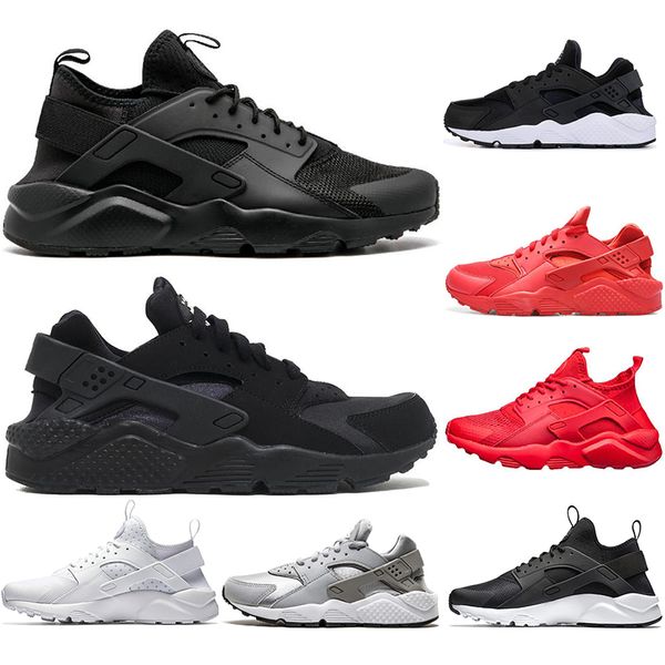 

with socks luxury ace huarache 4.0 iv 1.0 classical triple black red running shoes for mens womens huaraches sports sneaker trainers