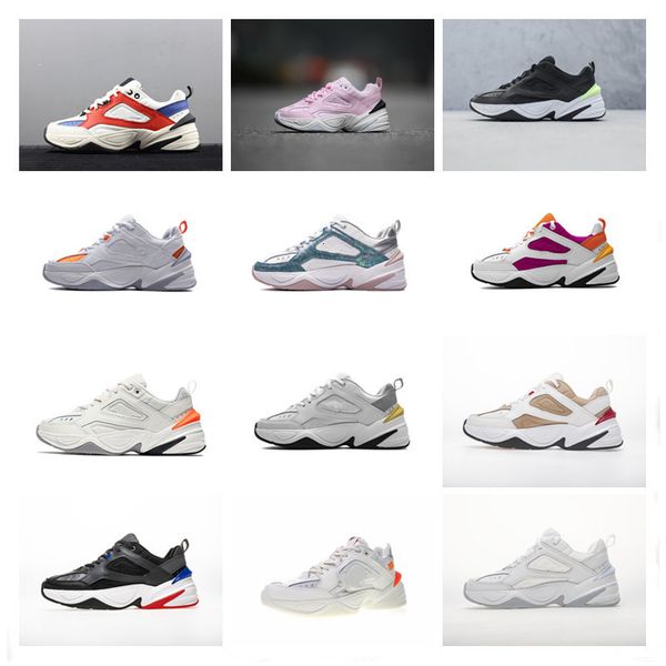

2019 new arrival monarch the m2k tekno pure platinum tint celery roller shoes for men women training sports sneakers size 36-45