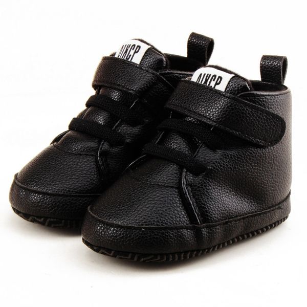 

toddler newborn shoes first walker pu leather autumn winter fashion baby kids boy girl soft sole canvas sneaker 0-12months