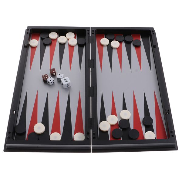 

набор из 3 в 1 магнитной доски шахматы шашки нарды игра