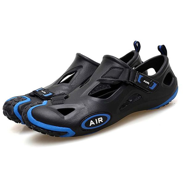 

new summer men's sandals outdoor water shoes men roman beach sandals bohemia men footwear zapatos mujer sneakers, Black