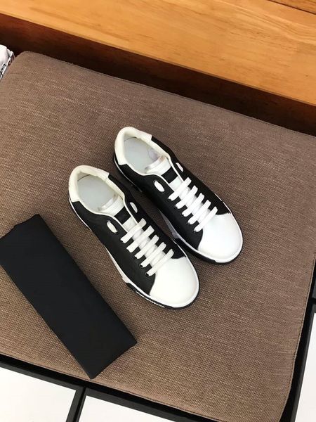 

2019 platform shoes new designer women/men sport air shoes black/white genuine leather casual shoes ing