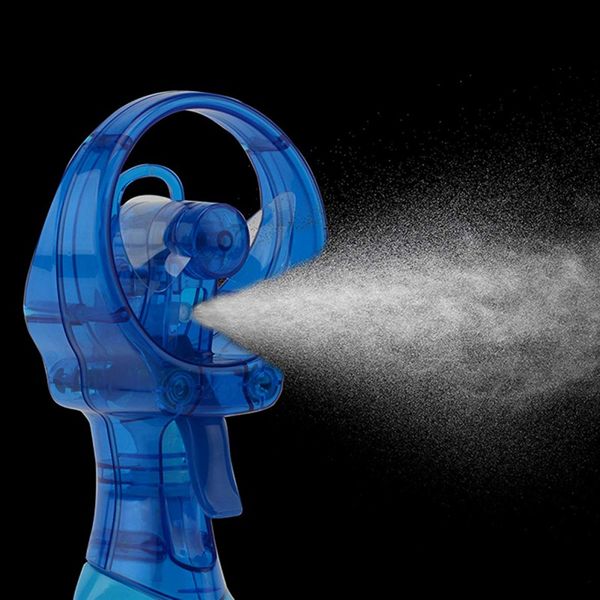 

handheld misting fan battery operated desk fan mini portable cooling fan for outdoor fine mist sprayer