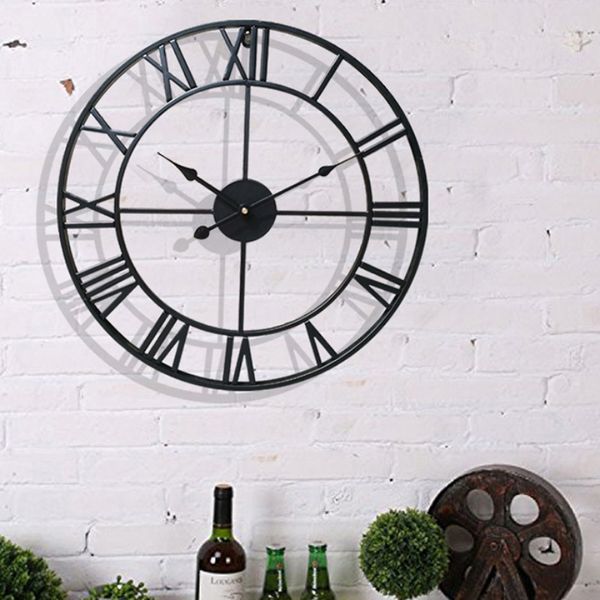

40cm 47cm european-style clock retro clock creative living room wall decoration wall home decoration