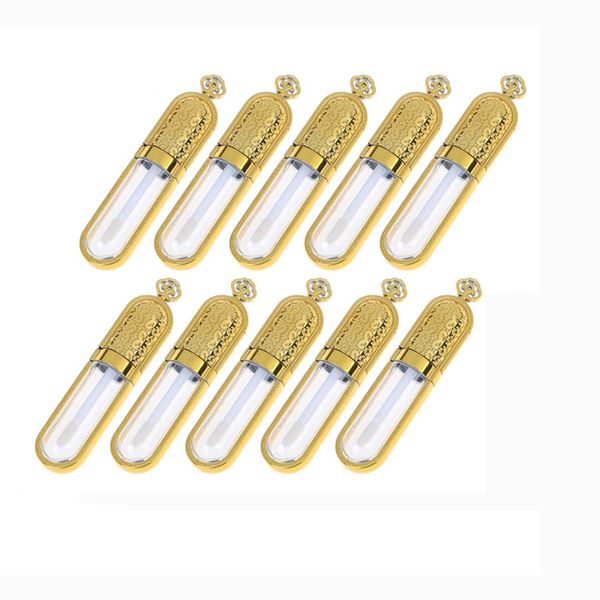 

empty glod lipgloss tubes lip gloss bottle with gold lip blam bottle containers oil reusable glaze tube