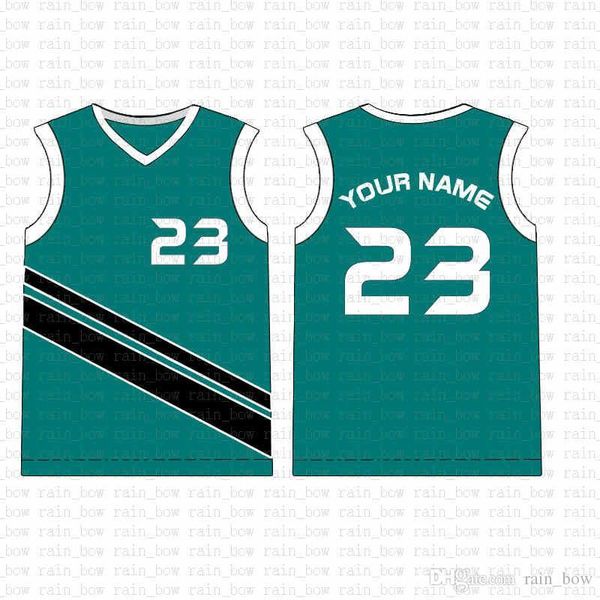 

2019 New Custom Basketball Jersey High quality Mens free shipping Embroidery Logos 100% Stitched top sale A1757