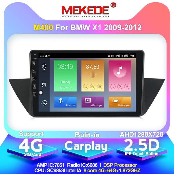 

mekede m400 for x1 e84 2009-2012 car radio multimedia video player navigation gps android 10.0 4+64g ips dsp swc car dvd