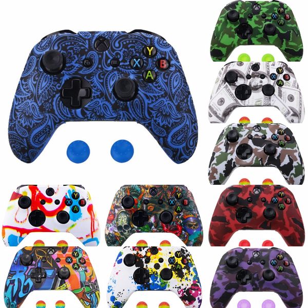 

3juol 1set silicone protective for cover one cap case xbox grips x s gaming controller