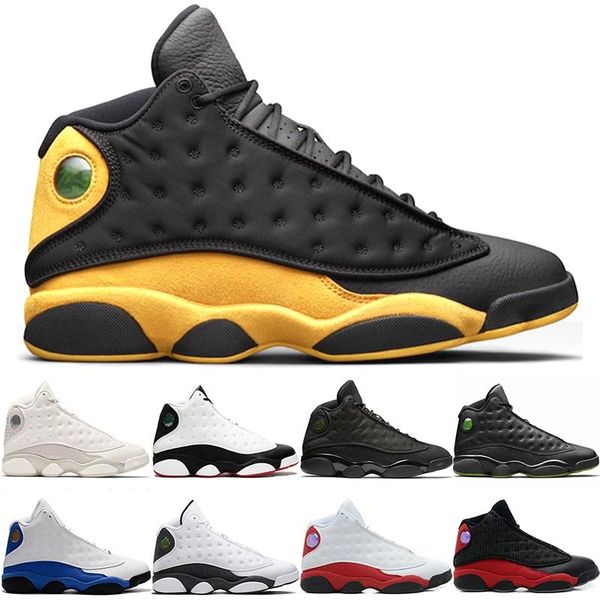 

basketball shoes 13 13s men he got game melo class of 2002 black cat bred chicago phantom playoffs mens sports sneakers size 8-13