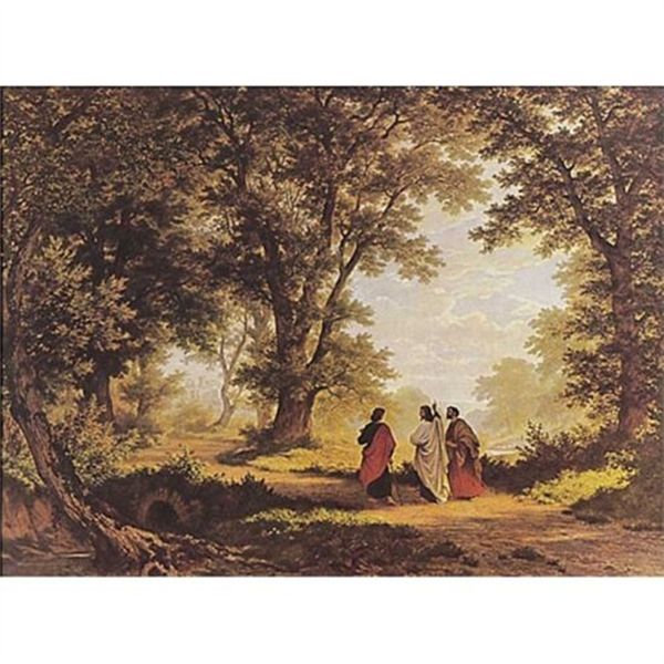 

robert zund way to emmaus home decor handpainted &hd print oil painting on canvas wall art canvas 200707