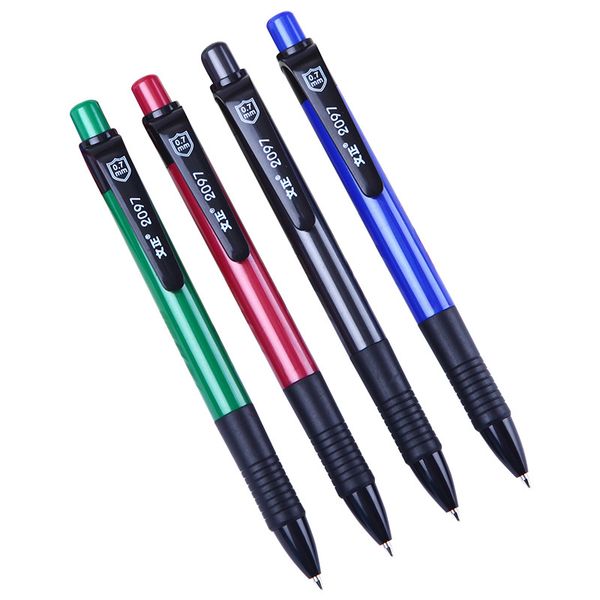 

4pcs blue ink ballpoint pen 0.7mm classic office accessories pens stationery material ball pen school supplies, Blue;orange