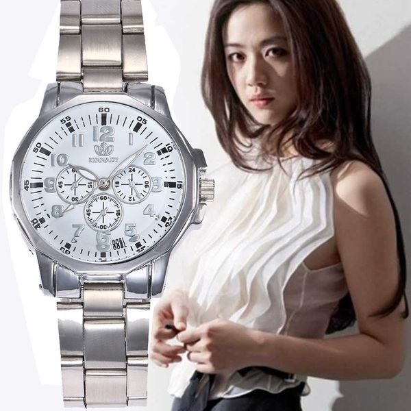 

factory exquisite lady quartz steel band wristwatch female wristwatch student fashion wechat supply agency, Slivery;brown