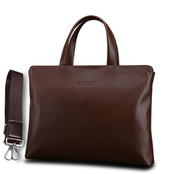 

men's pu leather briefcase male lapbag natural leather for men messenger bags famous business casual shoulder bags