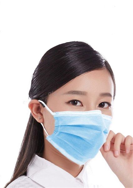 

открытый высокого качества одноразовые non woven 3ply face mask 50pcs