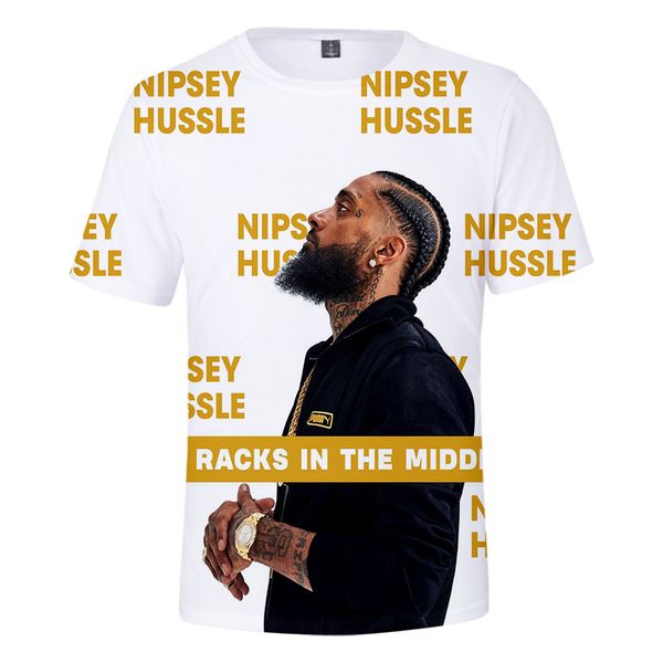 

Рэппер Nipsey Hussle мужские роскошные дизайнерские футболки Хип-хоп Streetwear футболка По
