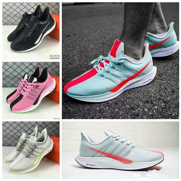 

2019 HOT Zoom Pegasus Turbo Кроссовки для мужчин и женщин React ZoomX Pegasus 35 Светло-серый Черный Белый Зеленый Красный кроссовки кроссовки 36-45