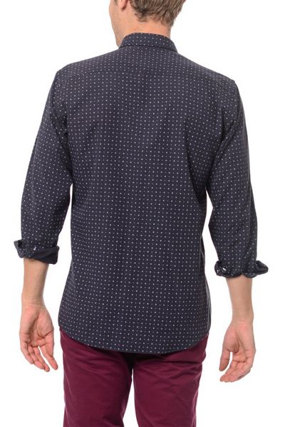 

g593 dewberry shirt -dark blue, White;black
