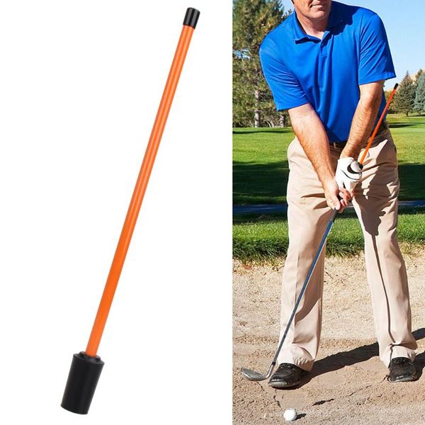 

metal golf swing trainer beginner gesture alignment correction training aid