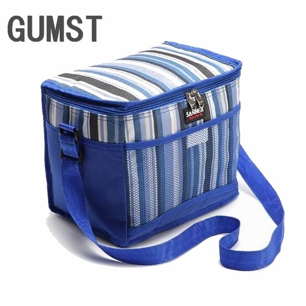 

gumst 10.5l picnic lunch bag insulated cooler bag ice lunch box cool