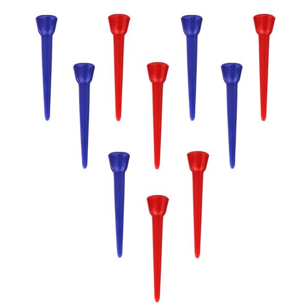 

10шт unbreakable гольф тис с низким коэффициентом трения пластиковых гвоздей водитель гольфа оборудование on-гольф сумка для гольфа аксессуа