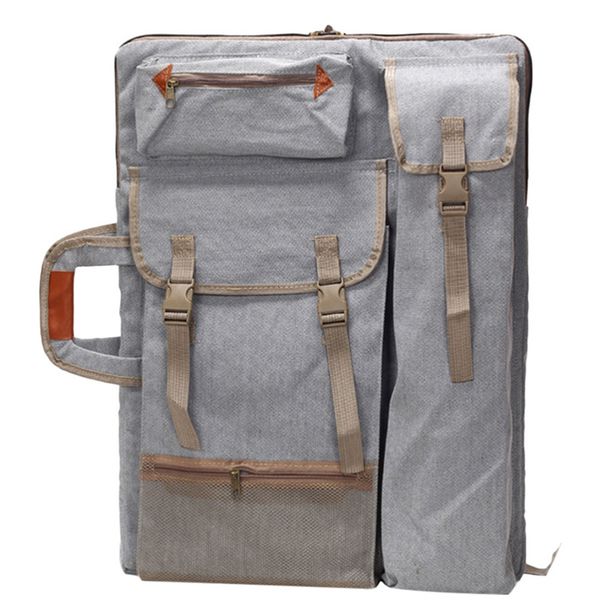 

art portfolio bag case backpack drawing board shoulder bag with zipper shoulder straps for artist painter students artwork