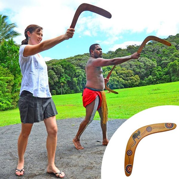 

advanced wood boomerang professional boomerang children's toys flying disc one piece