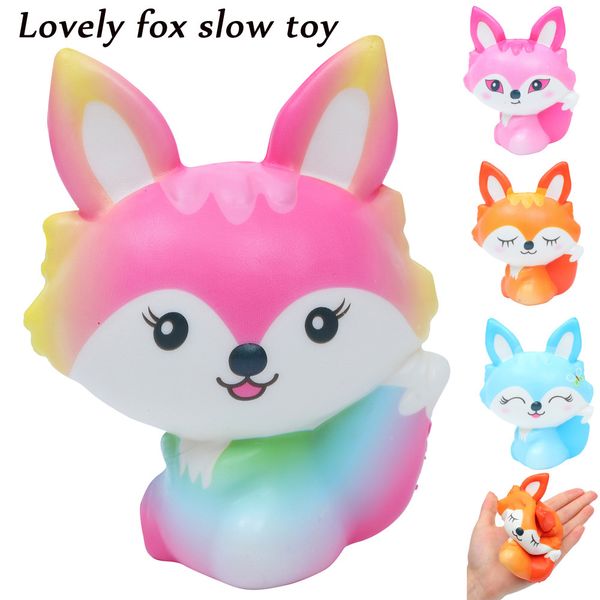 

squishy kawaii lovely fox 2019 медленно растущий крем ароматические декомпрессионные игрушки для снятия стресса сожмите антистресс squish fu