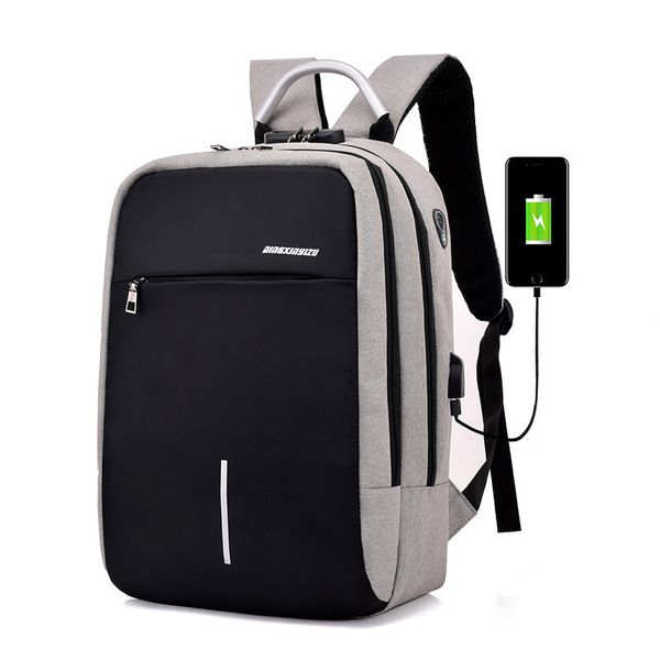 

usb charge music backpack anti theft women men school bags waterproof travel bag fashion backpack with customs lock