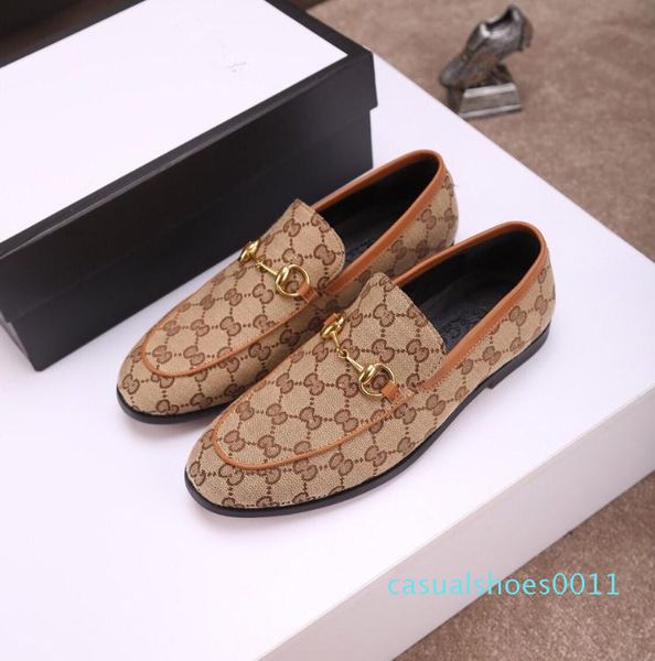 

brand men designers shoes 2019 spring design mens low cut slip-on casual outdoor zapatos sneakers loafers driving shoes 39-44 c11, Black