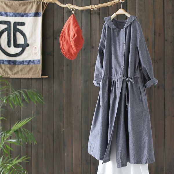 

elegant button shirt dress women's autumn spring sundress zanzea casual long sleeve maxi vestidos female baggy robe plus size, Black;gray