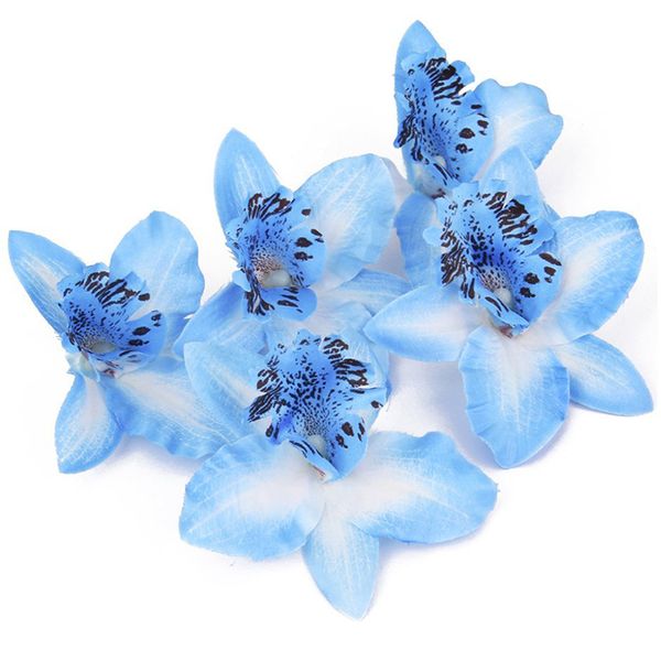 

20 pcs 8cm simulation thailand orchid head (blue