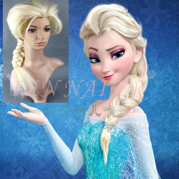 

бежевый скорпион стиль аниме ледяной роман aisha princess cos парик a1949, Black