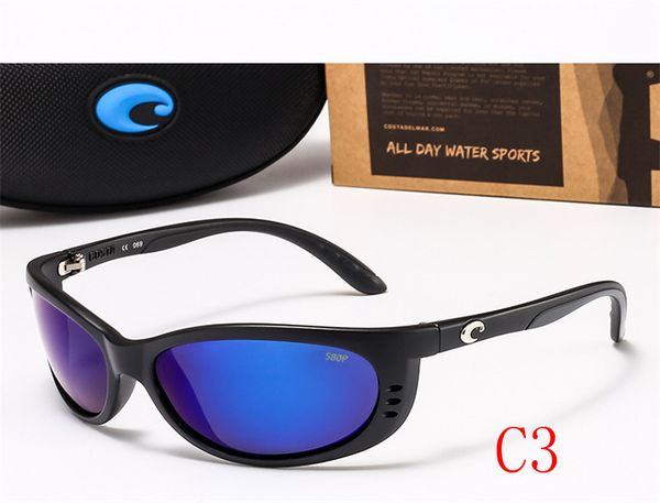 

brand designer costa sunglasses.580p3 luxury men and women sports costa sunglasses.uv400 with original box.