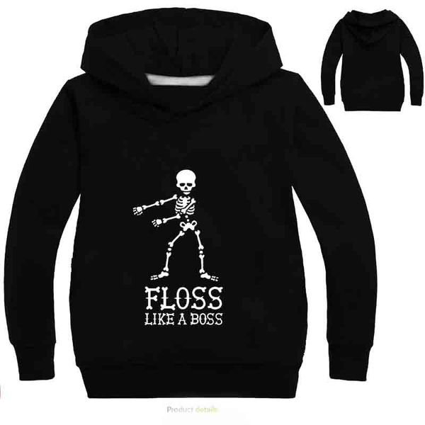 

dlf 2-16y 2019 game floss like boss hoodies enfant fashion cartoon printed hooded kids sweatshirt casual streetwear clothes