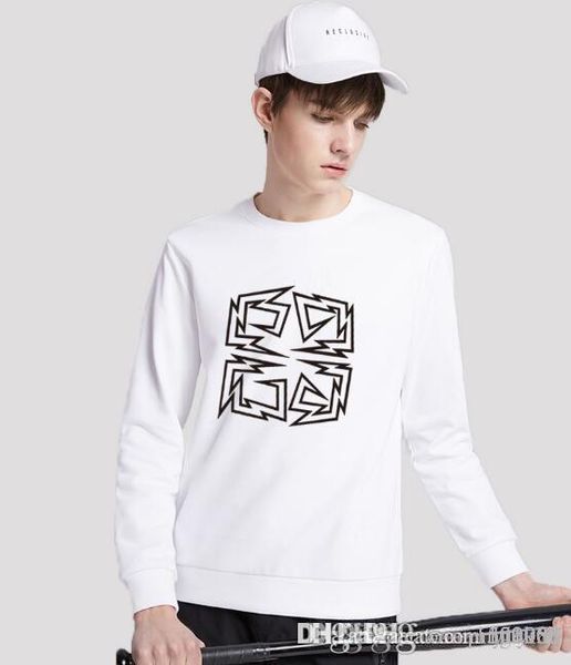 

весна и осень толстовка мужская шею с длинным рукавом футболка мужская нижняя рубашка молодежь свободные тенденции свободные повседневная фу, Black