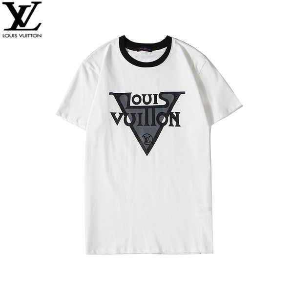

summer luxury fashion short sleeve men's women's t-shirt 100% cotton short sleeve luxury designer cotton t-shirt printing brand fa, White