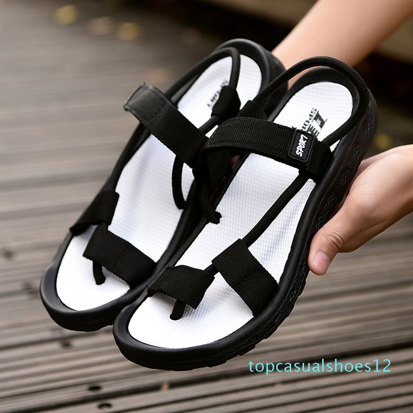 

2018 summer men sandals male outdoor breathable light slide casual sandal sandalias hombre mens beach shoes t12, Black