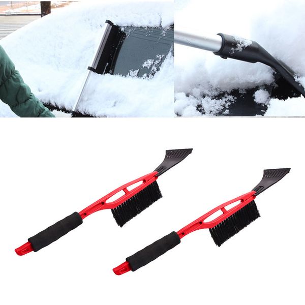 

wholesale car vehicle snow ice scraper snobroom snowbrush shovel removal brush winter car windows clean tools accessories
