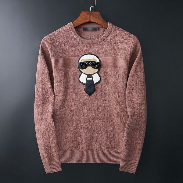 

парирует мужчины итальянский дизайнер свитер классический люксовый бренд свитер удобный европейских американских свитеры высокого качества о, White;black