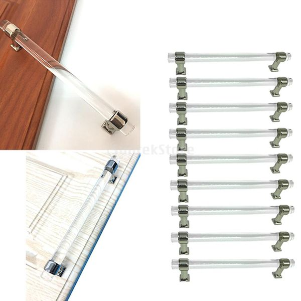 

10pcs fashion acrylic crystal kitchen cupboard handles pull drawer door knobs