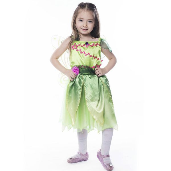

flower fairy princess dress girls' dresses kindergarten performance birthday party ball with wing skirt performance dress up, Black;red