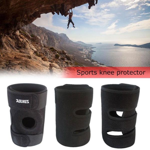

2020 new arrival knee pads professional protective breathable bandage tennis pad cycling basketball brace knee sports b2y7, Black;gray
