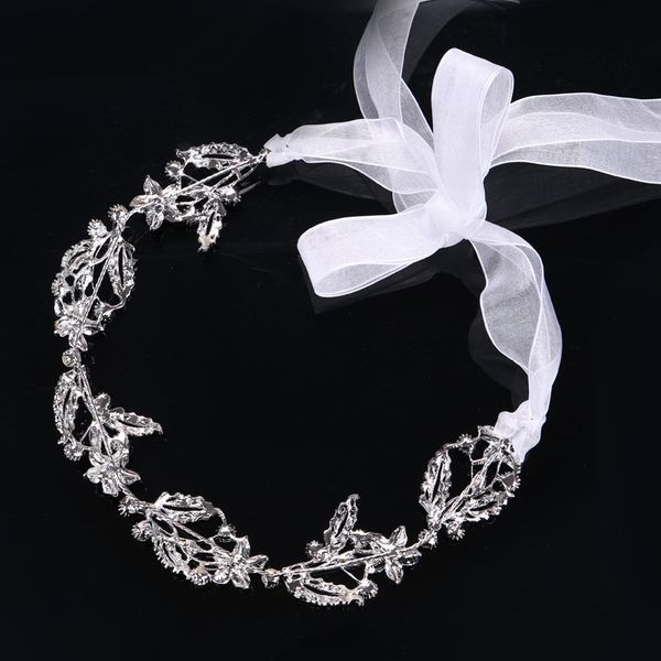 

sliver crystal headband romantic bohemian style party headpieces headdress beautiful wedding supplies bridal hair accessories headwear, Silver