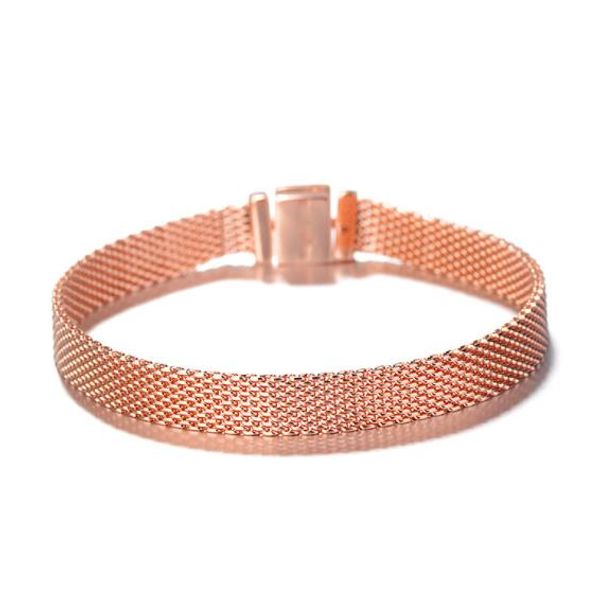 

Pandora браслет diy классический браслет ремешок с пряжкой логотип розовое золото люксовый бренд браслет женская мужская пара браслет W80