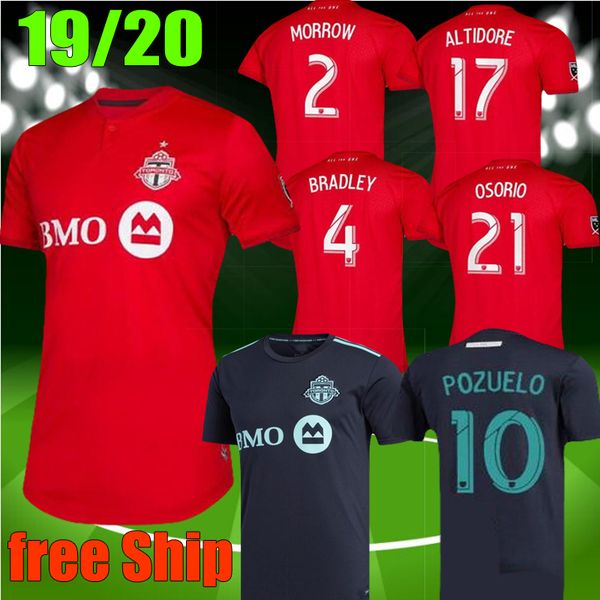

New 2019 toronto fc x parley occer jer ey 19 20 17 altidore 10 pozuelo occer hirt 2020 toronto morrow bradley football hirt uniform, Black;yellow