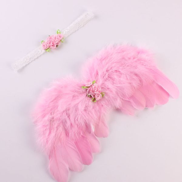 

set newborn pgraphy props crochet costume cute angel wing p baby girls clothes outfits fotografia accessories pink, Yellow