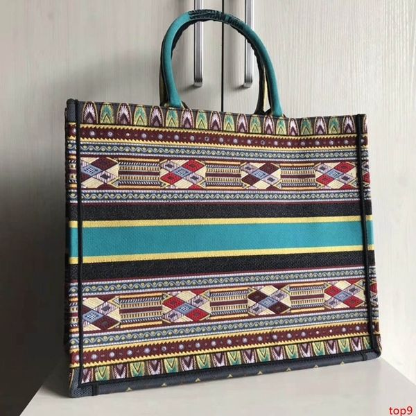 

2020 book tote embroidered canvas handbag designer luxury handbags fashion ladies shopping bag casual tote bags