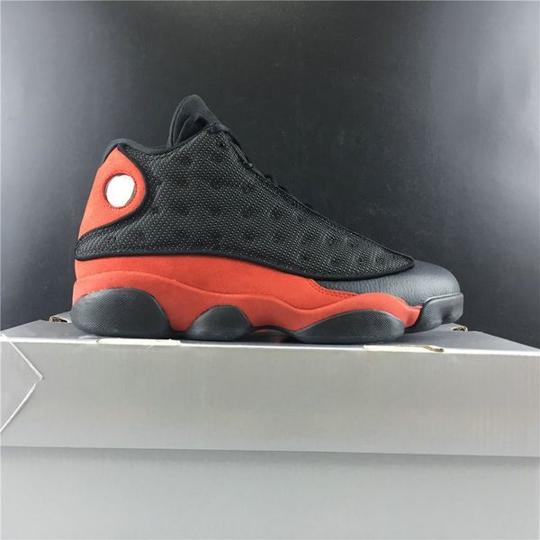 

designer 13s bred basketball shoes black true red white xiii comfort fashion sports trainers sneakers with box size us7.5-13